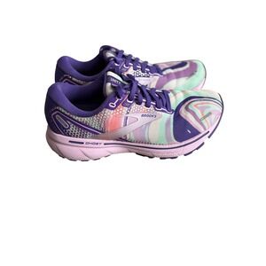 Brooks Ghost 14 Unity Together Womens Running Shoes Purple Pink 1203561B524 6.5